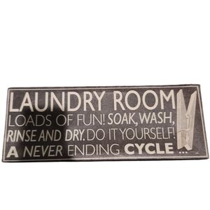 🧺Canvas Laundry Room Wall Decor🧺